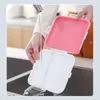 Servies Draagbare Siliconen Magnetron Sandwich Opbergdoos Tuppers Bento School Ontbijt Lunchboxen Herbruikbare Toast Container Case