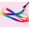 Cat Toys Interactive Rainbow Wand Kitten Teaser Stick String Ribbon Charmer Pet Play Chase Exercise For Indoor Extended Long 70Inch Dr Dhgbq