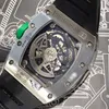 Richare n Factory Watch自動機械腕時計高級時計メンズスイススポーツメンズシリーズ自動機械50x427mmメンズウォッチRM1101チタンW Y