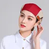 Berets Fashion Men Women Chef Work Hat Forward Beret Cloth Cap Fast Food Waiter El Restaurant Breathable Mesh