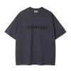 23ss Designer Tide T-shirts Lettre poitrine imprimé laminé à manches courtes High Street Loose Oversize T-shirt décontracté 100% pur coton Tops pour