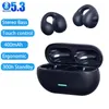 T75 Wireless Earbuds Ear-Clip Bluetooth Headphones Stereo Bass Sports Headset Bone Conduction Earphone with Mic for Smartphones