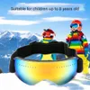 Gafas de esquí HX02 Gafas de esquí para niños antivaho a prueba de viento sin marco a prueba de arena deportes de nieve al aire libre montañismo gafas de sol de esquí 230918