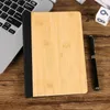 блокноты из бамбука, 10 шт., блокнот с индивидуальным дизайном, бизнес-ретро, индивидуальный подарок