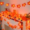 Cordes transfrontalières noël Thanksgiving Halloween fête décoration scène de vacances 1 Led Simulation lumière chaîne