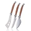 Ostverktyg Rostfritt stål Laguiole Knivar Set Heart Knife 2CR14SS Cutting Spear Soft Semihard Pizza Pronged 230918