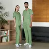 YL028Nurse männlich und weiblich Krankenhaus COMFORT PANT medizinisches Peeling-Set Dental Arztarbeit Schönheitsuniformen Chirurgische Bürste Custom274l