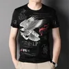 Dostosowane koszulki Polos 870 Europejskie i amerykańskie męskie letnie rękawy 3D Print 3D Old Magic Wzór swobodny Slim Fit T-Shirt