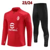 2023 2024 TUTA AC Inter Soccer Tracksuit Mężczyźni i dzieci Milano Training Suit 23 24 24 Milans Football Tracksuit Kurtka Chandal Futbol Surowa stopa