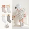 3pairs Kids Socks MILANCEL 2023 Summer Baby Socks Mesh Socks Kids Girls 4 Pairs a Lot 230918