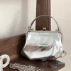 Designer -Pattern Dumpling Chain Bag Leather handbags Handheld Clip Handbag Women Designer Shoulder Bags Fashion Tote Purse