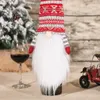 Nieuwjaar Kerstdecoratie Gezichtsloze Lange Baard Wijnfles Cap Cover Bag Home Feestelijke Party Home Ornamenten