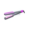 Bigoudis Lisseurs 3D rotatif professionnel PTC lisseur fer à friser 2 en 1 bigoudi plat outils de coiffure peigne pour sec humide 0918