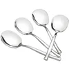 Spoons 4Pcs Stainless Steel Serving Set For Catering Large Utensils Buffet Restaurant Supplies