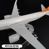 Diecast modelauto schaal 1 400 metalen vliegtuigreplica GOL Airlines Boeing Airbus luchtvaartmodel vliegtuig gegoten miniatuur speelgoed voor kinderen jongens 230915