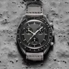 Moon Men Watches Bioceramic Planet Volledig functioneel chronograaf horloge 42 mm Luxe designer uurwerkhorloges Hoge kwaliteit Limited Edition-horloges Ncbc