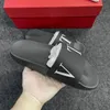 Wholesale Slippers Designer Women men Casual shoes Rubber Genuine Leather Black Sandals slides Summer couple Indoor leisure popular flip flops loafer