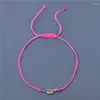 Charm Armbänder YIZIZAI Kreative Retro Kaktus Paar Armband Für Frauen Männer Geflochtenes Seil Push-Pull String Geschenke Drop