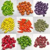 その他のイベントパーティーのサプライ10pcs 23cmミニ人工果物食品野菜フェイクフェイクオレンジレモンピーマンペッパーカボチャホームデコレーション230918