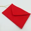 Enveloppes rouges à suspendre pour arbre de noël, décorations de noël, bonbons, couverture de cartes de noël, ornements de fête, cadeaux de noël, nouvel an