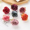 Decorative Flowers 100PC 5CM Artificial Silk Flower Head Home Wedding Decoration DIY Wreath Scrapbooking Craft Fake Plant Oil Painting