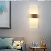 Duvar lambası Modern Sconce 6W ışıklar Koridor Yatak Odası Koridoru için Akrilik LED Oturma Odası Kapalı Aydınlatma