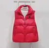 Men's Vests Mens Women Vests Puffy Jacket Sleeveless Woman Jackets Winter Designer Coat Matte With Letters Badge for Lady Slim Outwears Coats S-2XL HKD230918