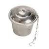 Kaffe te -verktyg Hållbara 3 storlekar Sier Återanvändbar 304 Rostfritt nät Herbal Ball Sile Teakettle Locking Filter Infuser LZ187 Drop Del DHPJS