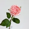 6 Stück feuchtigkeitsspendende Austin Rose realistische Real Touch Fake Rose Blumendekoration Hochzeit Biral Bouquet Party Home Wohnzimmer Flore