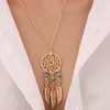 Collier pendentif en plumes attrape-rêves, bijoux à la mode, clavicule entière, tempérament femme, cadeau 261P