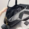 Sacos de noite Sacos de noite Mulheres sacola de compras sacos de ombro bolsa bolsa moda nubuck denim clássico diamante treliça de metal carta corrente zíper carteira totes la