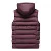 Herrenwesten Marke Herrenweste Winter Ärmellose Jacken Daunenweste Männer Mit Kapuze Warm Neu 2022 Casual Outwear Hut Abnehmbare Außenweste Chalecos J230918