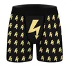 Underpants Men Boxer Underwear Cool Print 3D Low Waist Sexy For Polyester Breathable Comfortable Funny Briefs Long 2023