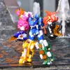 Transformation Toys Robots 7 w 1 Mini Force 2 Super Dino Power Transformation Robot Toys Action Figures Miniforce x Deformacja Dinozaur Mecha 230915