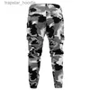 Dżinsy męskie męskie dżinsy Wysokiej jakości ołówek swobodny mężczyźni Kamuflażowe spodnie wojskowe wygodne ładunki spodni Camo dżinsy hip hop jogg x0621 L230918