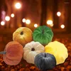 Party Decoration Pumpkin Decorations Halloween Decor Simulation Flanell Toys Ghost Festival Color Cloth Ornaments Barn Tillbehör