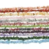 Pärlor natursten med hål chips 5-8 mm Lregular Crystal Gravel Tourmaline Aquamarin Diy Armband för örhänge
