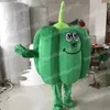 Halloween Green Pepper Mascot Costumes Högkvalitativ tecknad temakaraktär Karneval Unisex Vuxna outfit Christmas Party Outfit Suit