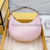 Totes Designer Underarm Bag Italy Half Moon Leather Crossbody Handväskor Lady Metal Shoulder Handbag Luxurys Bags05