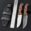 Brother M26 Z-wear Steel Blade G10 Handle Sharp Tactical Military Camping Knife Outdoor Survival Hunting EDC Tool Self defense 397