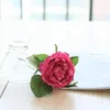 Dekorativa blommor 2st Silk Fabric Artificial Rose Bouquet Fake Flower for Wedding Party Home Decoration Gifts