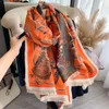 Mode Laine Designer Echarpes Hiver Luxe Cachemire Écharpe Hommes Femmes Modèle Pashmina Châle Foulards Nouveau Cadeau Long Wraps Tempérament Polyvalent 180x65cm