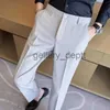 Herrbyxor Spring Versatile Suit Pants Men 6 färger tillgängliga brittiska stil ruffian stilig avslappnad mogen stabil rak enkel vanlig färgbredd busin j230918