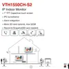 Doorbells Dahua VTH1550CH-S2 7" Touch Screen Video Intercom IP Indoor Monitor Surveillance Alarm Integration Doorbell CCTV Camera HKD230918