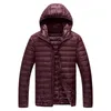 Parkas pour hommes à capuche royal parkas à capuche à capuche Royal Men's Men's Zipper Control Winter Jacket Jaqueta Plus taille S-5xl Lightweight Warm Coats 230918