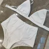 Driehoek Eenvoudige Stijl Dames Bikini Set Ontwerpers Twee Pice Set Vrouwen Badmode Sexy V-hals Badpak271c