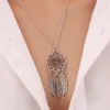 Collier pendentif en plumes attrape-rêves, bijoux à la mode, clavicule entière, tempérament femme, cadeau 261P