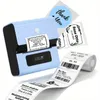 Phomemo M221 Étiqueteuses – Imprimante d'étiquettes de codes-barres 3" Étiqueteuse thermique sans fil Imprimante d'autocollants pour petites entreprises/usage domestique, pour codes-barres