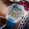 Richardmill Relojes Relojes mecánicos Automático Hollow Out Mens Transparente Doble Volante Tritio Gas Top Ten Marcas Miller Frj frj