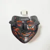 Parti Maskeleri Tasarım Kablosuz Tip Cadılar Bayramı LED Puraj Maskesi Uygun Money Maskesi Neon Işık Karnaval için Yanıp Sönüyor Cadılar Bayramı 230918